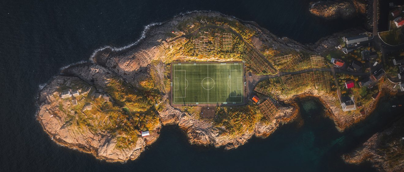 Soccer Stadium Henningsvaer
