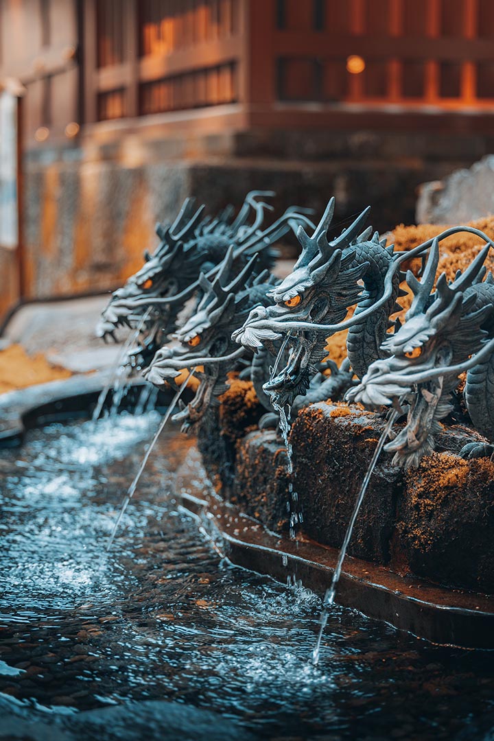 Dragon Fountain at Hakone Shrine