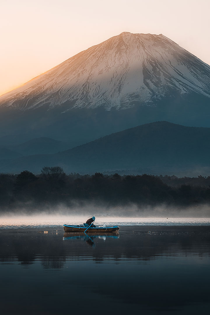 Lake Shoji at Mount Fuji