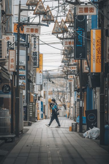Nakano alleys in Tokyo
