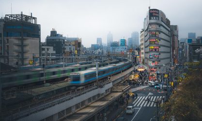 Train Station in Tokyo Taito